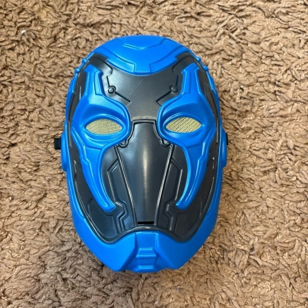 Blue Beetle Kids Mask NEW DC Rubies Costume Halloween Super Hero Blue